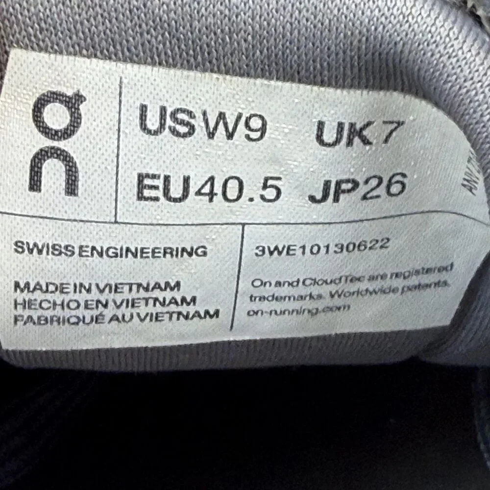 On CloudTec Helion Shoes Womens Size 9 Gray White Running Sneakers 3WE10130622